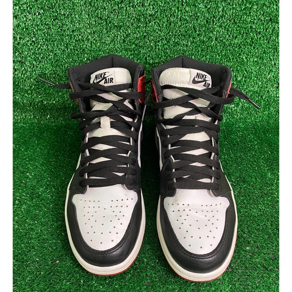 Jordan 1 Retro Black Toe Shoes size 9.5 R E P S